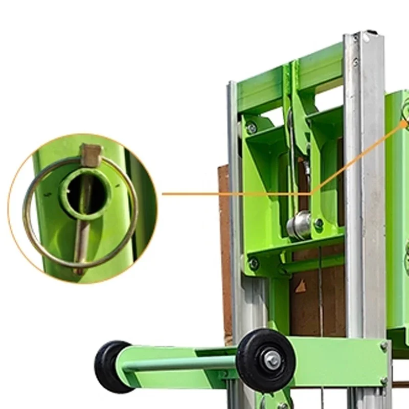 Warehouse small manual lift material handling stacker manual platform forklift stacking aluminum alloy lift
Warehouse small manual lift material handling stacker manual platform forklift stacking aluminum alloy lift