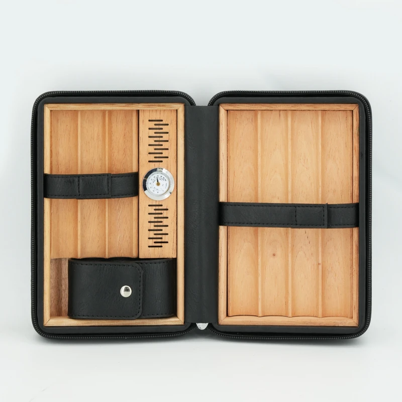 6 Cigar Box with Zipper Bags Convenient Cigarette Case Smoking Set Cedar Wood Materia
6 Cigar Box with Zipper Bags Convenient Cigarette Case Smoking Set Cedar Wood Materia