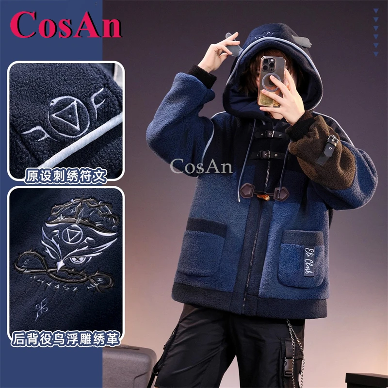 CosAn Game Identity V Naib Subedar/Eli Clark Cosplay Costumes Autumn And Winter Warm Plush Cow Horn Button Coat Daily Wear S-L
CosAn Game Identity V Naib Subedar/Eli Clark Cosplay Costumes Autumn And Winter Warm Plush Cow Horn Button Coat Daily Wear S-L