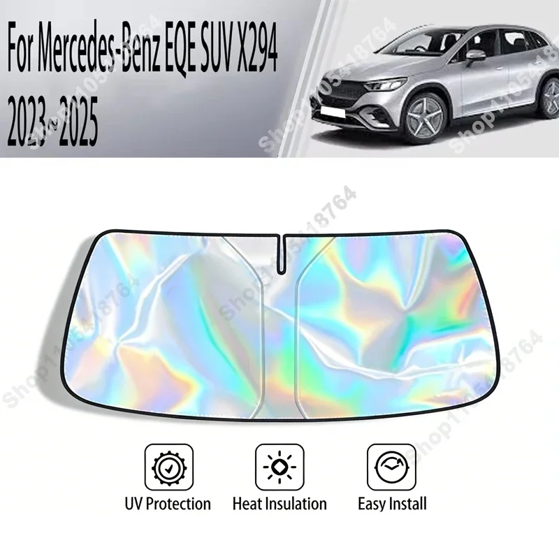 For Mercedes-Benz EQE SUV X294 23-25 Sunshade Cover Car Windshield SunShades Sun UV Protector Cover Car Front Windscreen Cover
For Mercedes-Benz EQE SUV X294 23-25 Sunshade Cover Car Windshield SunShades Sun UV Protector Cover Car Front Windscreen Cover