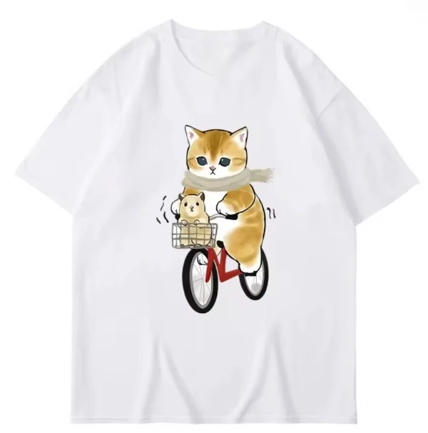 Summer Fashion Classic Pattern Printed T-shirt for Men and Women Beautiful Fashion T-shirt Summer Pure Cotton Short Sleeve Loose
Summer Fashion Classic Pattern Printed T-shirt for Men and Women Beautiful Fashion T-shirt Summer Pure Cotton Short Sleeve Loose