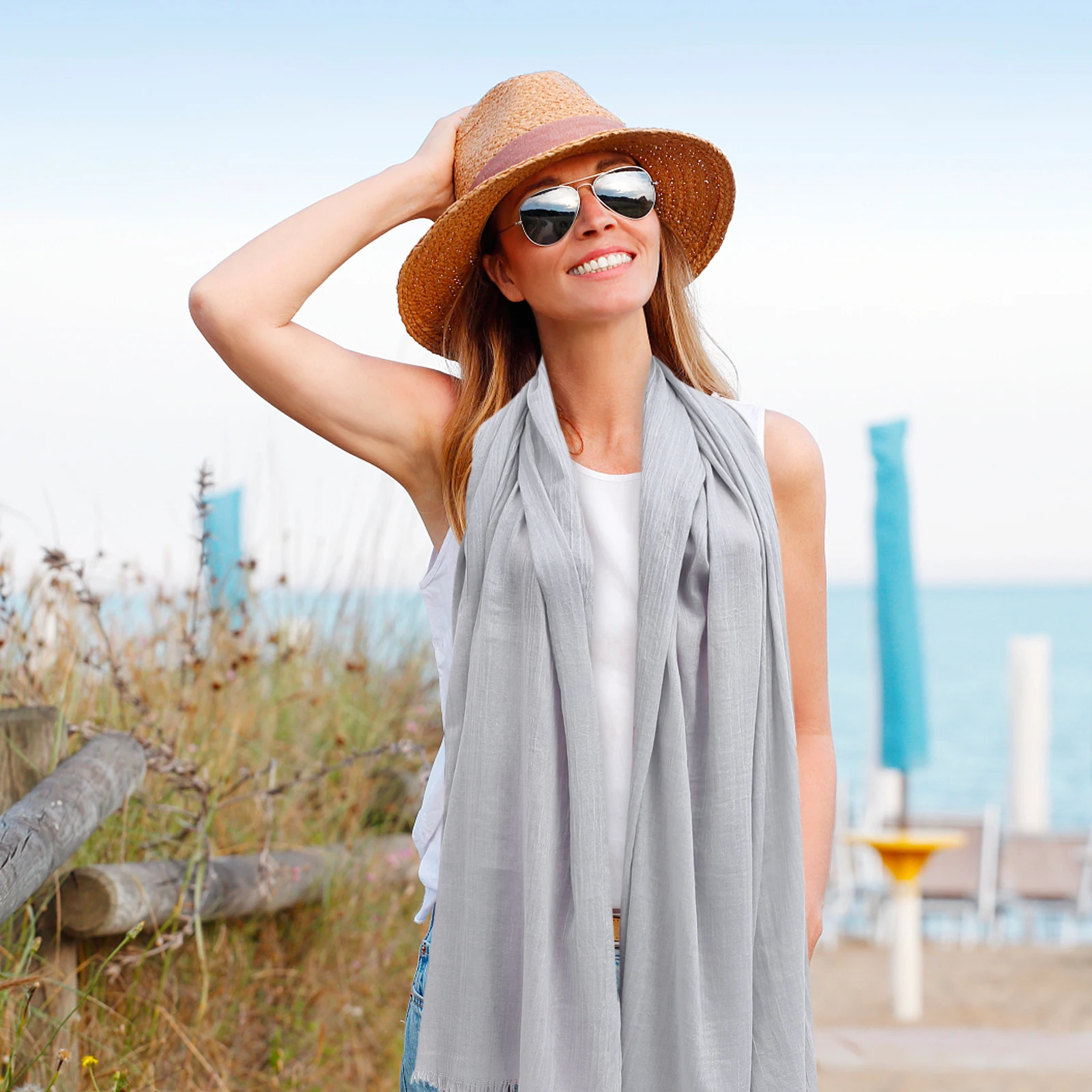 1pc Cotton Linen Shawl Large Sun Protection Scarf For Beach Wear Quick Dry Lightweight Cover Up Pool Party Vacation Outdoor
1pc Cotton Linen Shawl Large Sun Protection Scarf For Beach Wear Quick Dry Lightweight Cover Up Pool Party Vacation Outdoor