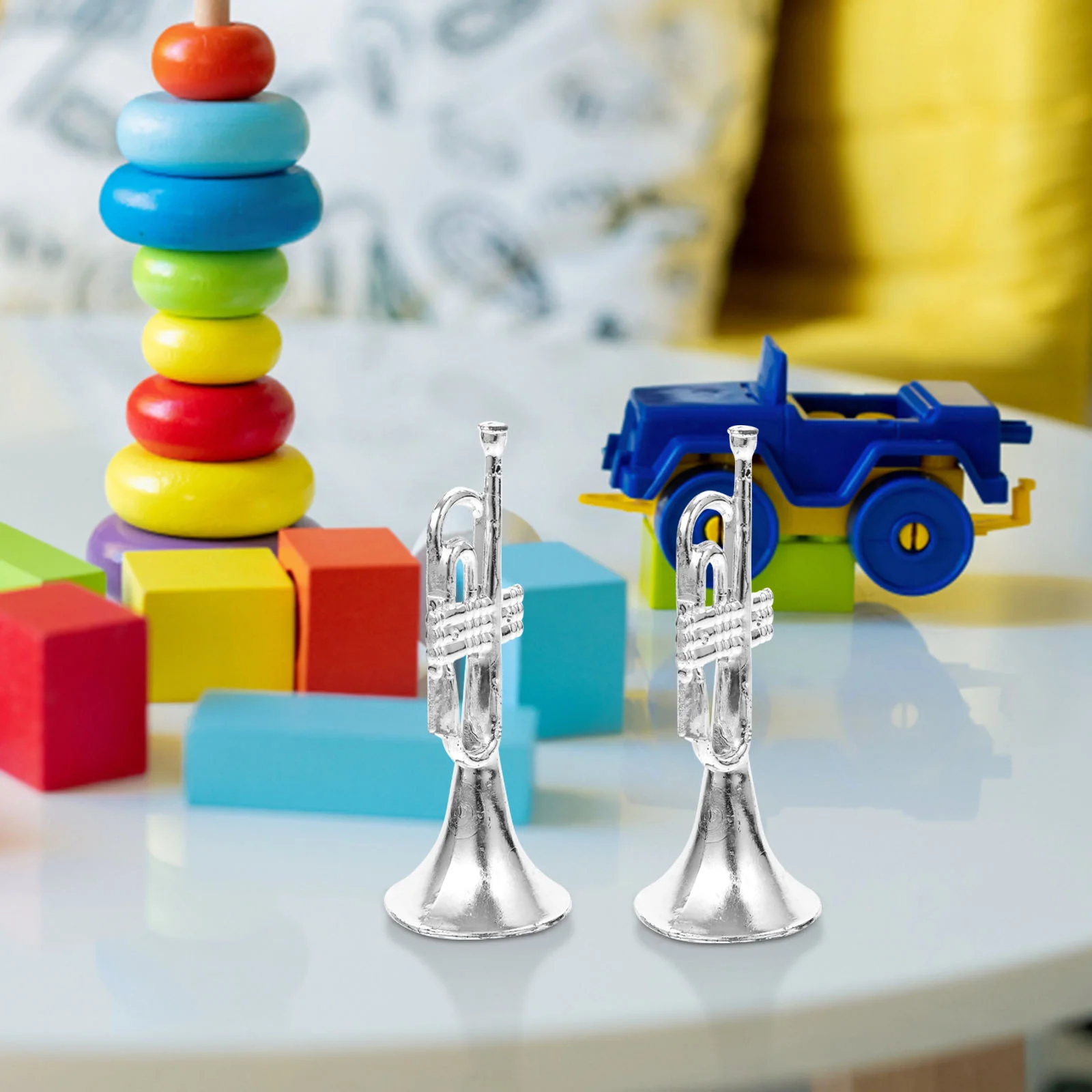 12 Pcs Musical Instrument Model Ornaments Number Kids Trumpet Toy Mini Decor Plastic Child
12 Pcs Musical Instrument Model Ornaments Number Kids Trumpet Toy Mini Decor Plastic Child