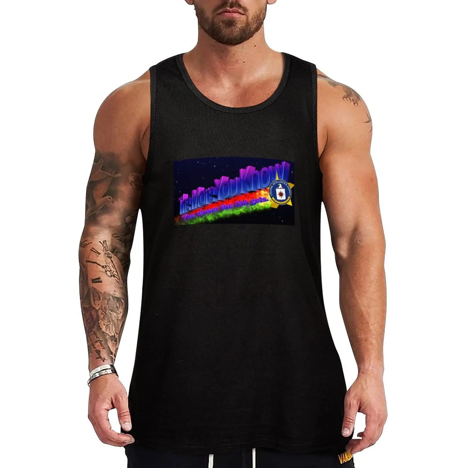 The More You Know... The Closer the CIA gets Tank Top Sleeveless Basic Tee Soft Regular Fit Tank Top
The More You Know... The Closer the CIA gets Tank Top Sleeveless Basic Tee Soft Regular Fit Tank Top