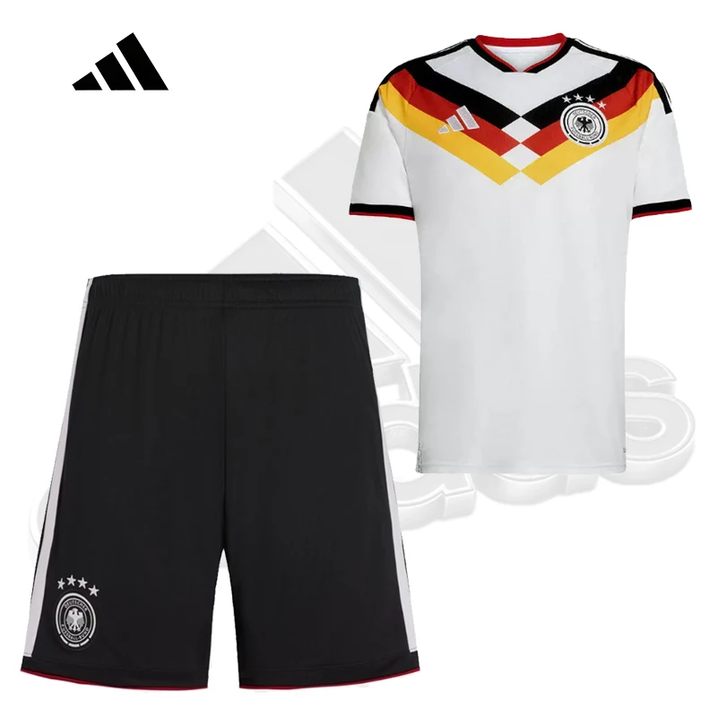 Adidas Germany 2026 FIFA World Cup Home Fan Soccer Jersey & Shorts Set JN2073+KD8363
Adidas Germany 2026 FIFA World Cup Home Fan Soccer Jersey & Shorts Set JN2073+KD8363