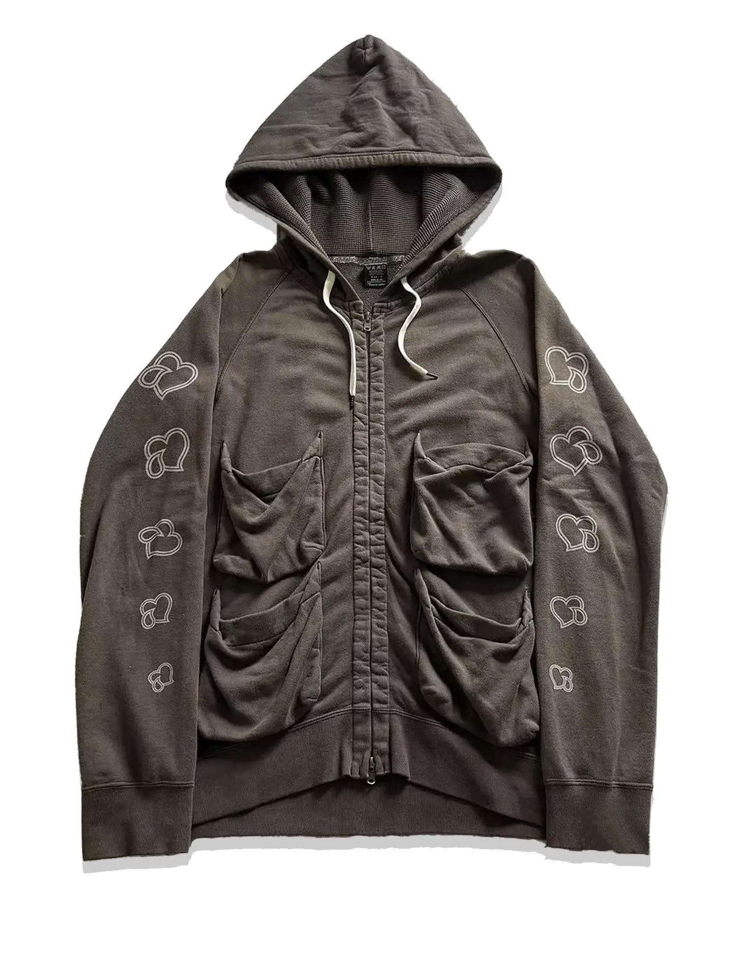 Number (N) ine style 05ss crying heart four-bag zip-up sports sweater
Number (N) ine style 05ss crying heart four-bag zip-up sports sweater