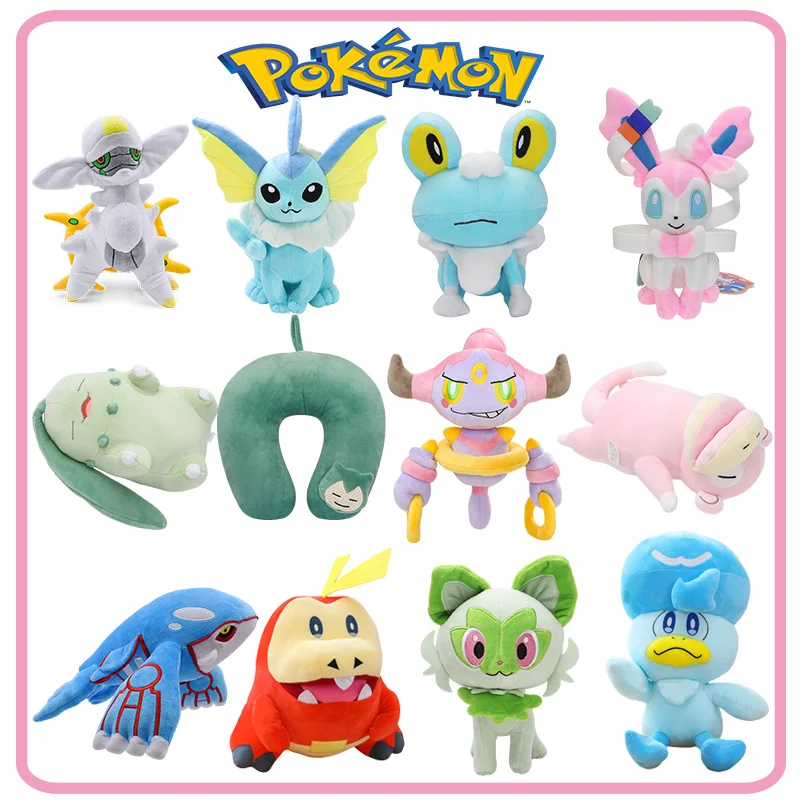Pokemon Plush Toys Hoopa Snorlax Chikorita Slowpoke Froakie Arceus Quaxly Anime Stuffed Sprigatito Fuecoco Peluche Doll Gifts
Pokemon Plush Toys Hoopa Snorlax Chikorita Slowpoke Froakie Arceus Quaxly Anime Stuffed Sprigatito Fuecoco Peluche Doll Gifts