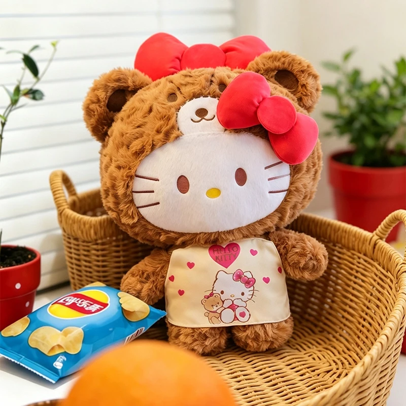 Sanrio Large Size 60cm Hellokitty Caramel Pajama Vinyl Face Doll Peach Heart Pajama Overall Fan'S Kawaii Gifts Room Decoration
Sanrio Large Size 60cm Hellokitty Caramel Pajama Vinyl Face Doll Peach Heart Pajama Overall Fan'S Kawaii Gifts Room Decoration