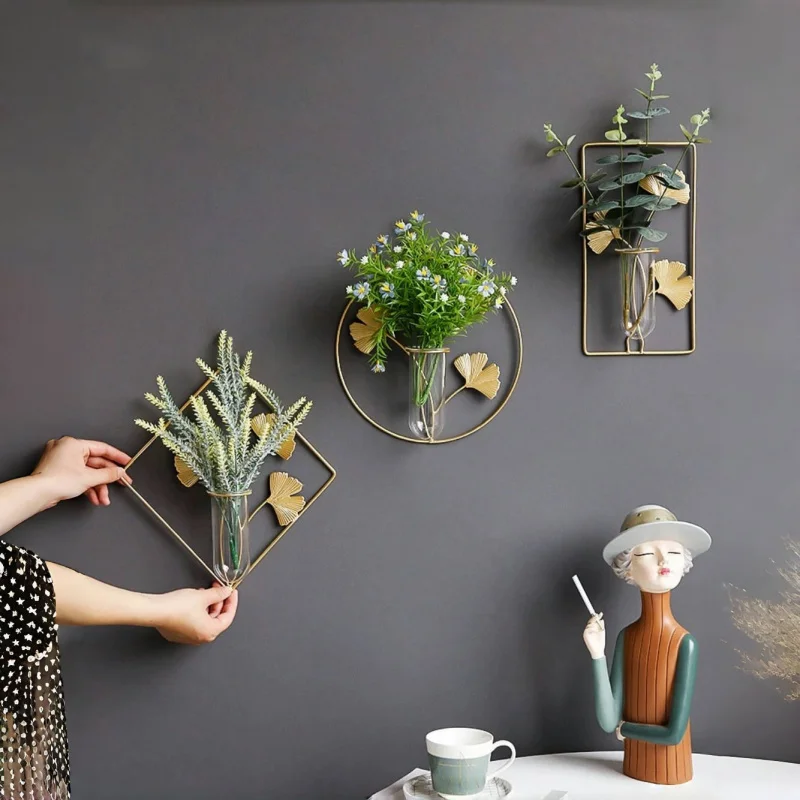 Iron Art Creative Wall-Mounted Hydroponic Vase Internet Celebrity Modern Living Room Decoration No-Drill Wall High-End Wall Deco
Iron Art Creative Wall-Mounted Hydroponic Vase Internet Celebrity Modern Living Room Decoration No-Drill Wall High-End Wall Deco