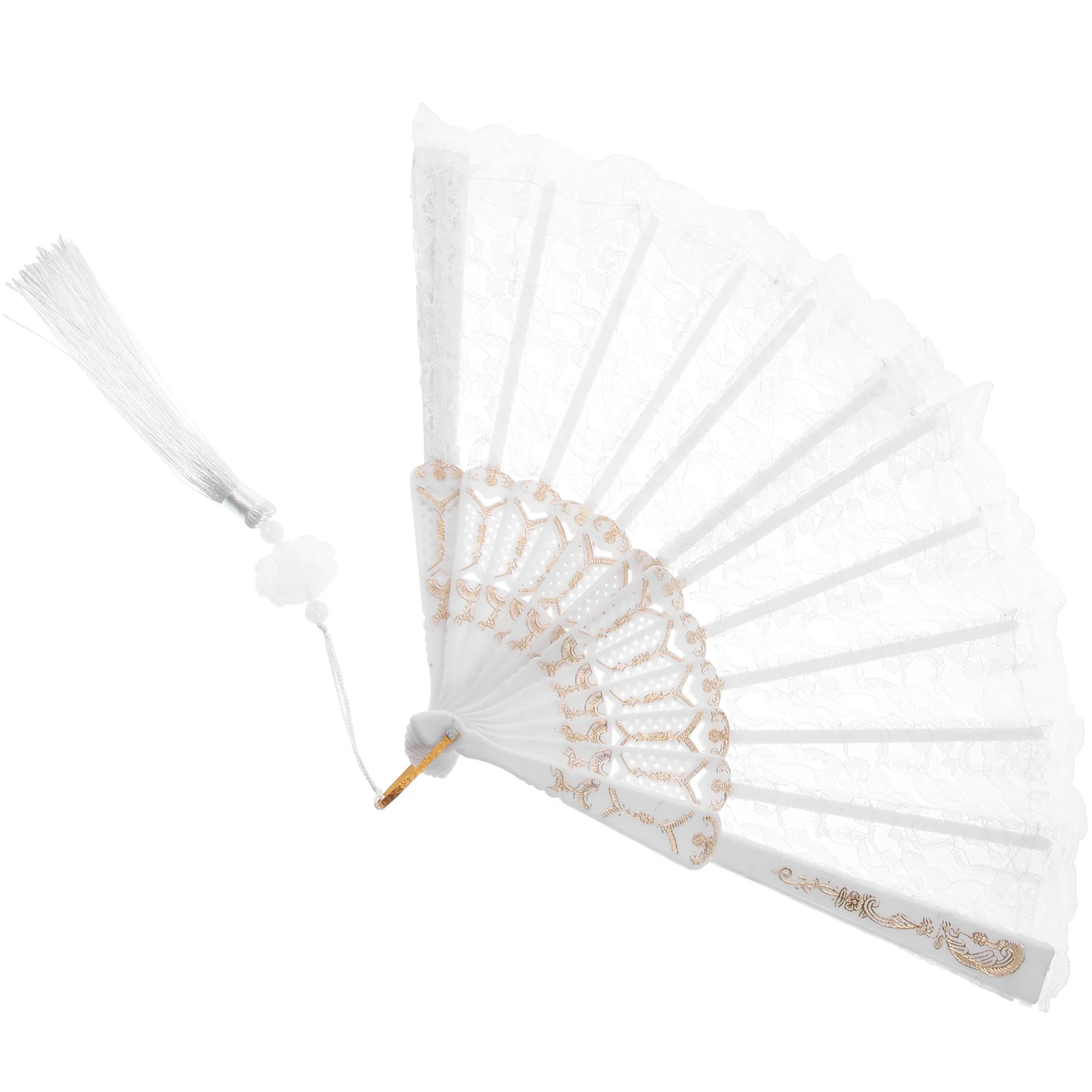 Portable Handheld Fan Lace Tassel Fans Foldable Christmas Household Folding White Miss
Portable Handheld Fan Lace Tassel Fans Foldable Christmas Household Folding White Miss