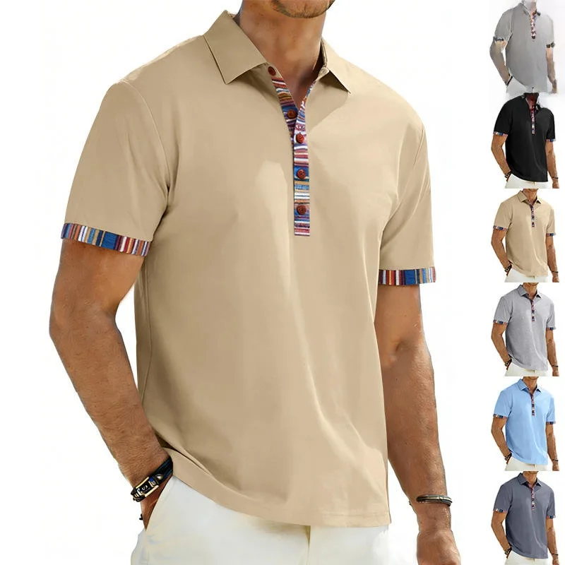 New 2026 Navajo Style Men's Casual Shirt Color Block Collar Short Sleeve Summer Fashion Trend Clothing Youth Cool Feeling
New 2026 Navajo Style Men's Casual Shirt Color Block Collar Short Sleeve Summer Fashion Trend Clothing Youth Cool Feeling
