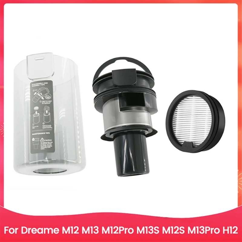 High Efficiency Multi Cone Cyclone Components Dust Bin And Filter For Dreame M12 M13 Vacuum Cleaner Replacement Parts
High Efficiency Multi Cone Cyclone Components Dust Bin And Filter For Dreame M12 M13 Vacuum Cleaner Replacement Parts