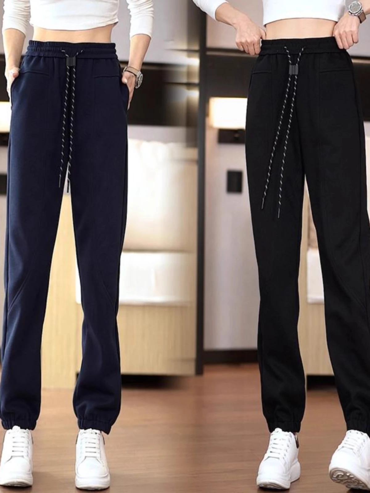 Thickened Fleece Women's Sports Pants Autumn Winter Loose Wide Leg Lantern Pants Small Size Casual Sweatpants
Thickened Fleece Women's Sports Pants Autumn Winter Loose Wide Leg Lantern Pants Small Size Casual Sweatpants