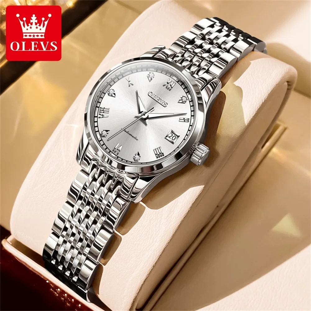 OLEVS 6602 Women Watch Luxury Movement Automatic Mechanical Watch Diamond Dual Calendar Waterproof Top Brand Women Watch
OLEVS 6602 Women Watch Luxury Movement Automatic Mechanical Watch Diamond Dual Calendar Waterproof Top Brand Women Watch
