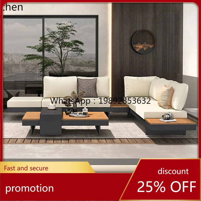 YFY Outdoor Sofa Wood Grain Aluminum Alloy Corner Tea Table Courtyard Leisure Anti-Corrosion Wood Combination Outdoor Furniture
YFY Outdoor Sofa Wood Grain Aluminum Alloy Corner Tea Table Courtyard Leisure Anti-Corrosion Wood Combination Outdoor Furniture