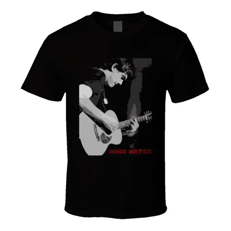 Футболка с гитаристой и музыкантом Джона Мейера
Футболка с гитаристой и музыкантом Джона Мейера