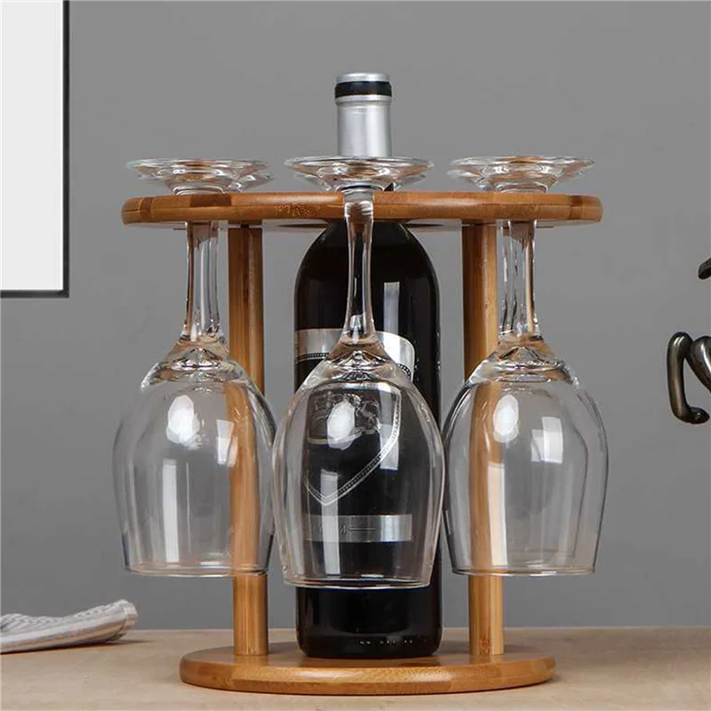 Wine Glass Holder Bamboo Tabletop Wine Glass Drying Racks Camping for 6 Glass and 1 Wine Bottle Wine Bottle Holder Wine Rack
Wine Glass Holder Bamboo Tabletop Wine Glass Drying Racks Camping for 6 Glass and 1 Wine Bottle Wine Bottle Holder Wine Rack
