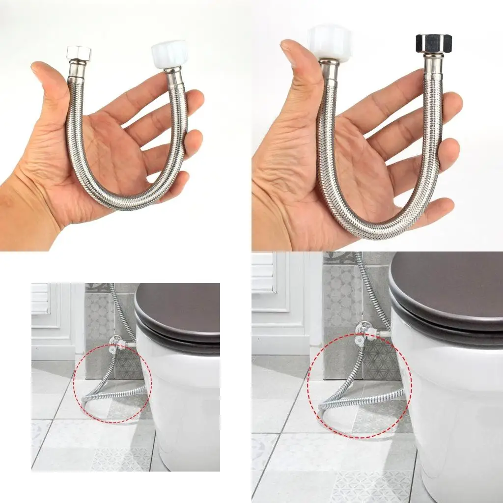 Линия подачи туалета из нержавеющей стали, плетеный туалетный шланг от 7/8 до 3/8 дюймов, высокое качество
Линия подачи туалета из нержавеющей стали, плетеный туалетный шланг от 7/8 до 3/8 дюймов, высокое качество