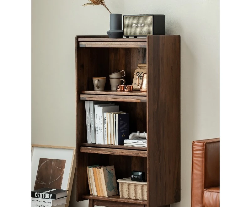 Solid Black Walnut Bookcase for North America Nordic Style Bookshelf Storage Cabinet for Small Spaces Sideboard for Dining
Solid Black Walnut Bookcase for North America Nordic Style Bookshelf Storage Cabinet for Small Spaces Sideboard for Dining