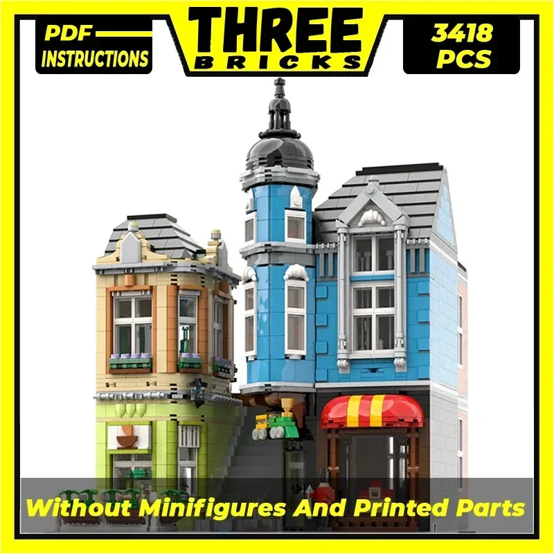 Технические Moc Bricks, модель с видом на улицу, игрушки, центр, городской дом, модульные строительные блоки, подарки, игрушки для детей, наборы «сделай сам», сборка
Технические Moc Bricks, модель с видом на улицу, игрушки, центр, городской дом, модульные строительные блоки, подарки, игрушки для детей, наборы «сделай сам», сборка