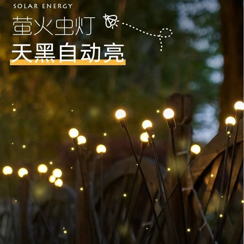 Outdoor Lights Solar Garden Lamp LED Firefly Ground Plug Lamp IP67 Waterproof for Landscape Courtyard Holiday Light Decor
Outdoor Lights Solar Garden Lamp LED Firefly Ground Plug Lamp IP67 Waterproof for Landscape Courtyard Holiday Light Decor