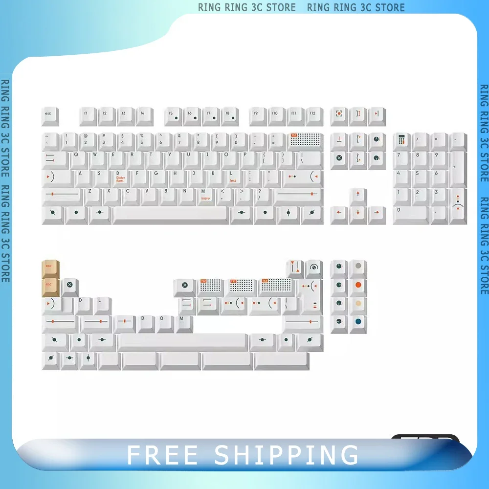 FBB Keyboard Keycap Original T52 Heat Upgraded Pbt Minimalist Aesthetics Milk White Customized Mechanical Keyboard Keycap Gifts
FBB Keyboard Keycap Original T52 Heat Upgraded Pbt Minimalist Aesthetics Milk White Customized Mechanical Keyboard Keycap Gifts
