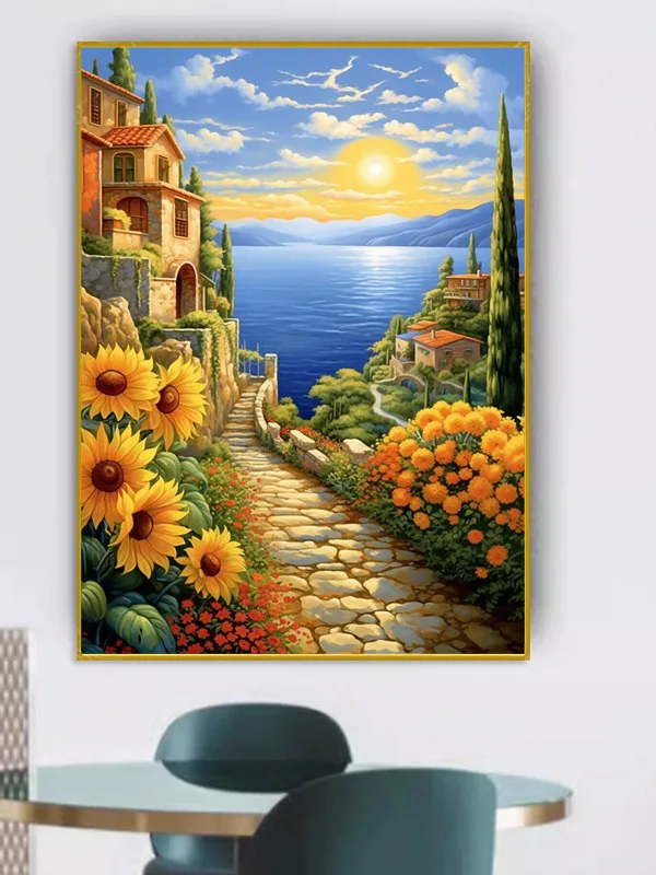 Monaa Modern Simple Sle Cross Stitch Kit Bedroom Living Room Study Room Floral Suower Lacape Cotton Fabric
Monaa Modern Simple Sle Cross Stitch Kit Bedroom Living Room Study Room Floral Suower Lacape Cotton Fabric