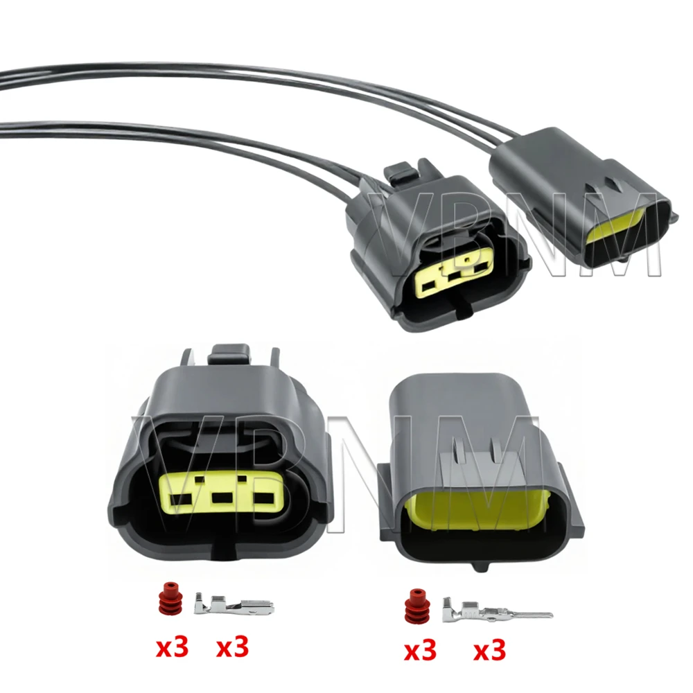 3 Pin 174357-2 174359-2 Automotive Waterproof Black Male Female Connector Car Auto Sealed Truck Denso Scket
3 Pin 174357-2 174359-2 Automotive Waterproof Black Male Female Connector Car Auto Sealed Truck Denso Scket