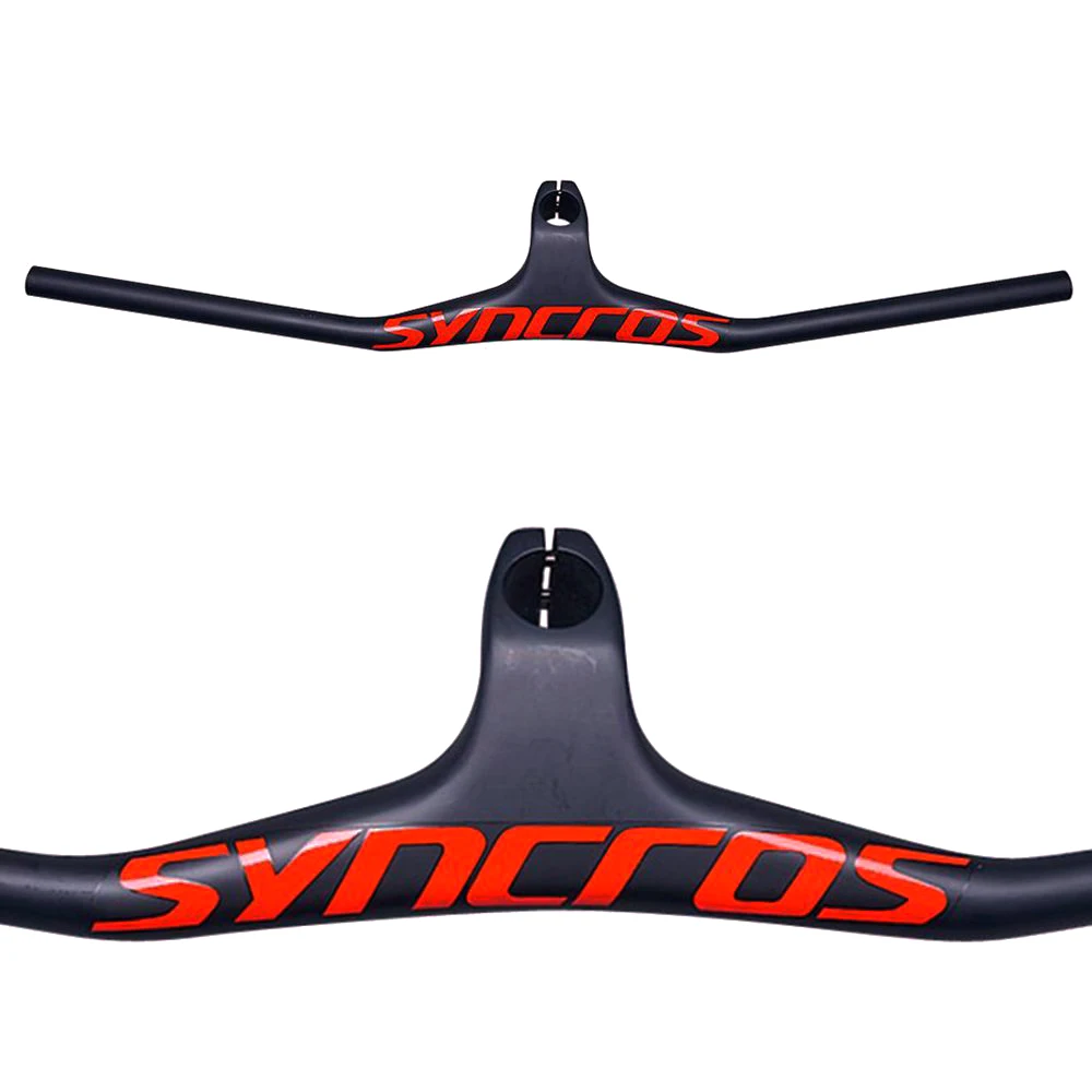 Syncros HandleBar MTB Bike Integrated Handlebars With Stem -17 Degrees Carbon Fibre Handle Bar For Mountain Bike Parts
Syncros HandleBar MTB Bike Integrated Handlebars With Stem -17 Degrees Carbon Fibre Handle Bar For Mountain Bike Parts