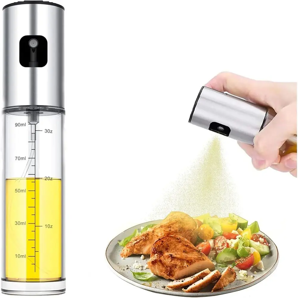 Oil Sprayer Cooking Olive Oil Spritzer Olive Oil Spray Bottle Salad BBQ Kitchen Roasting 100ml
Oil Sprayer Cooking Olive Oil Spritzer Olive Oil Spray Bottle Salad BBQ Kitchen Roasting 100ml