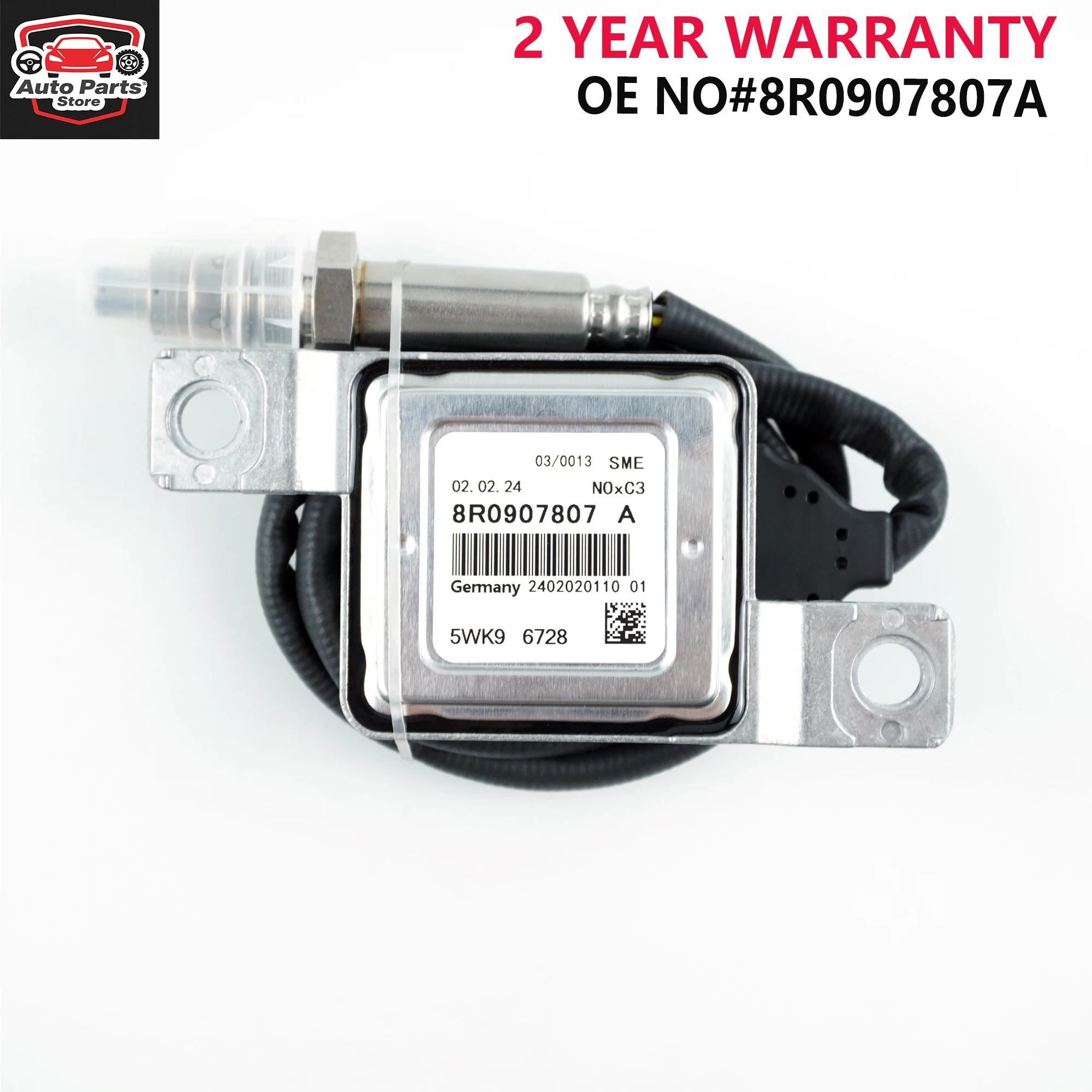 8R0907807A 5WK96728 5WK9 6728 Nitrogen Oxide Sensor Fits For Audi Q5 2.0 TDI VW
8R0907807A 5WK96728 5WK9 6728 Nitrogen Oxide Sensor Fits For Audi Q5 2.0 TDI VW