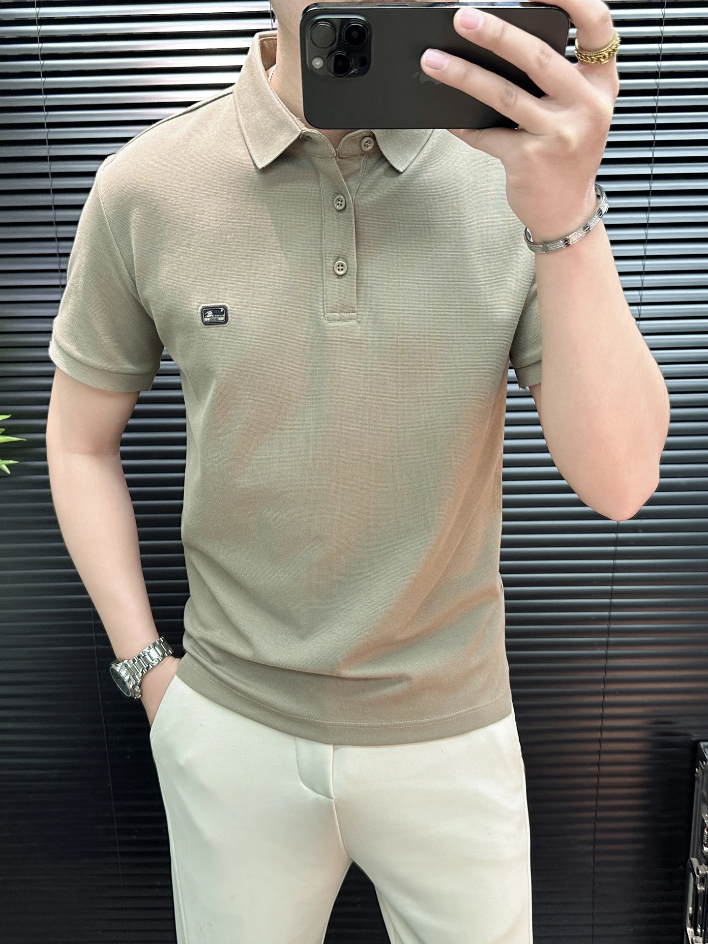 Мужская футболка Slim Fit с коротким рукавом, модная, простая, с вышивкой, премиум-класса, трендовая, брендовая, в китайском стиле
Мужская футболка Slim Fit с коротким рукавом, модная, простая, с вышивкой, премиум-класса, трендовая, брендовая, в китайском стиле