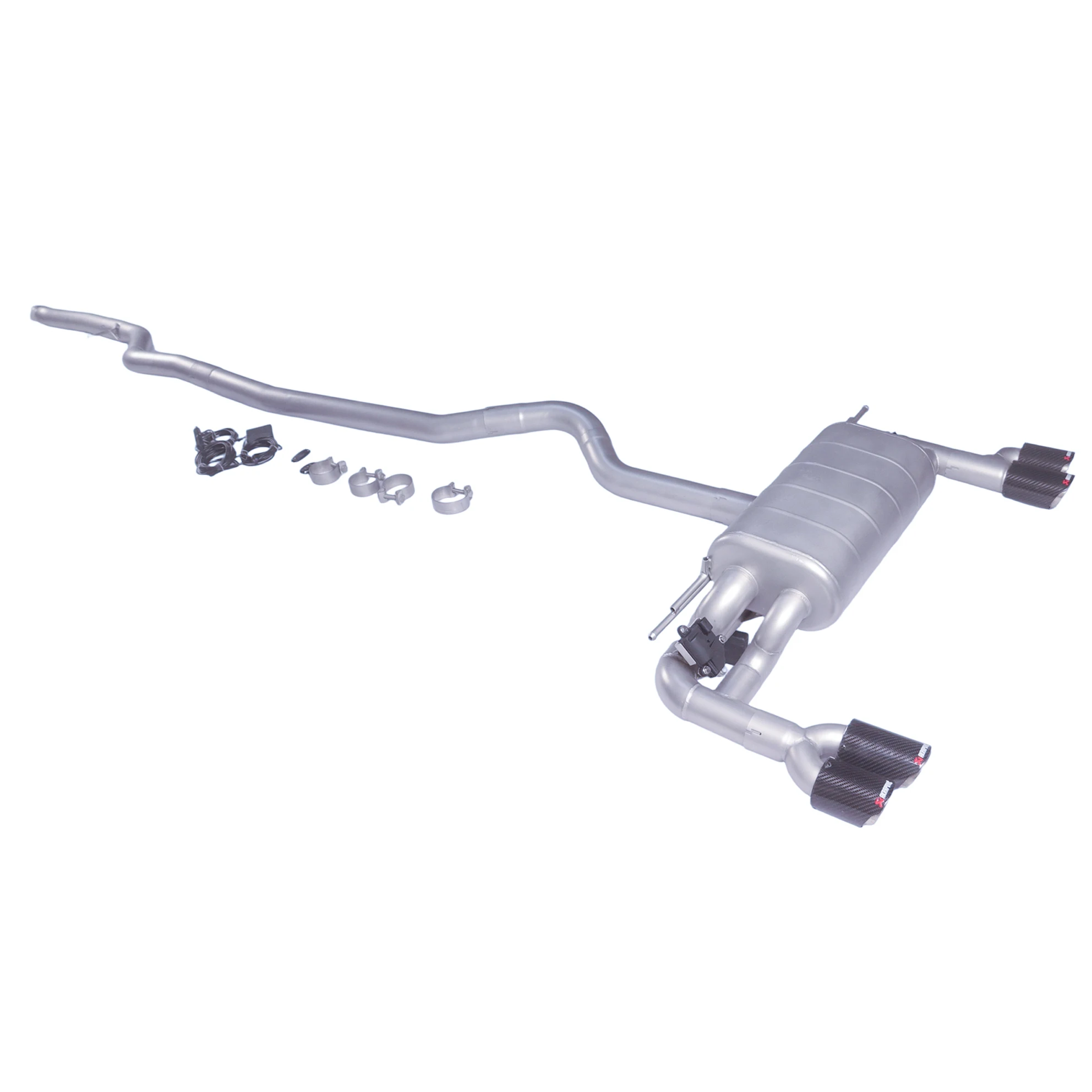 【 Customized Product 】 Suitable for 13-2018 BMW 428i F30 2.0T N26 catback stainless steel valve exhaust pipes with four outlets
【 Customized Product 】 Suitable for 13-2018 BMW 428i F30 2.0T N26 catback stainless steel valve exhaust pipes with four outlets