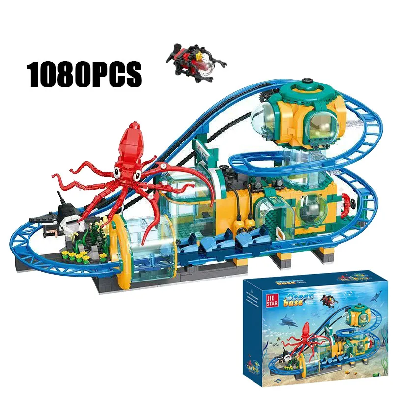 1080PCS Creative Ocean Base Roller Coaster Model Building Blocks With Power Motor Construction Bricks Toy Good Gift for Friends
1080PCS Creative Ocean Base Roller Coaster Model Building Blocks With Power Motor Construction Bricks Toy Good Gift for Friends