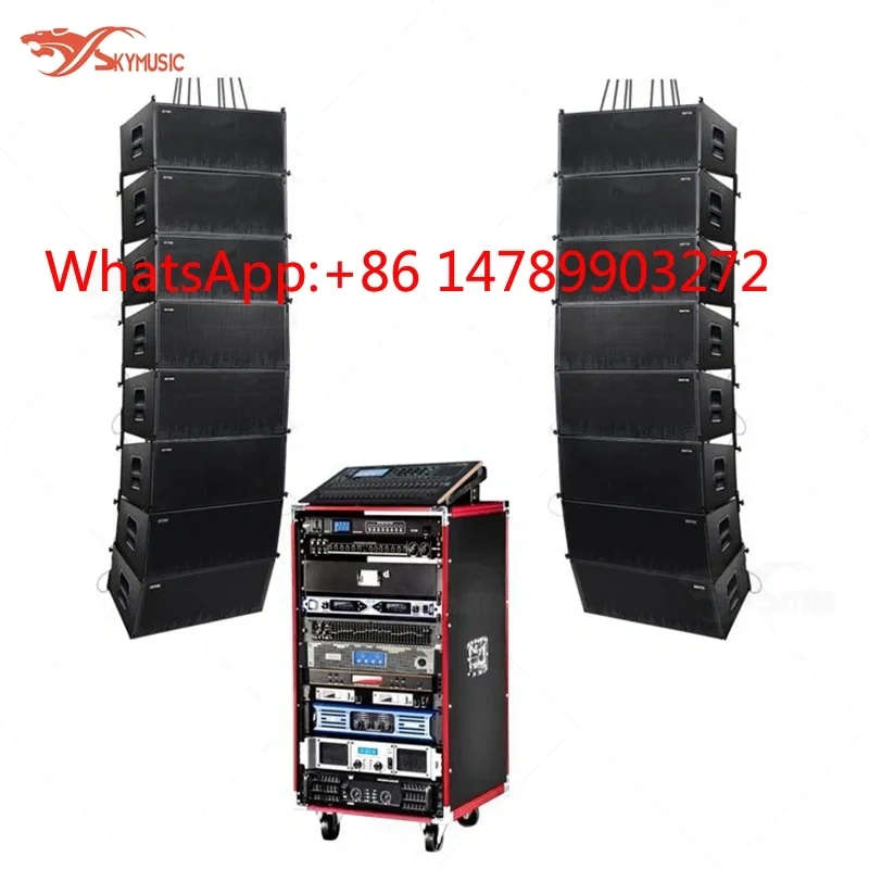Vera36+ Dual 12 Inch 3 Way Passive Line Array, Long Throw High Power Stage Sound System
Vera36+ Dual 12 Inch 3 Way Passive Line Array, Long Throw High Power Stage Sound System