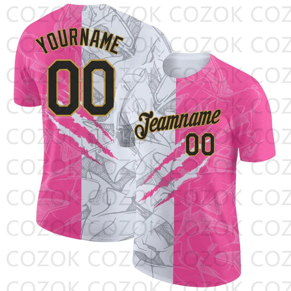 Custome Color Craw Pattern Football Jersey for Men Women Unisex Football Short Sleeves Athletic Tee Shirts
Custome Color Craw Pattern Football Jersey for Men Women Unisex Football Short Sleeves Athletic Tee Shirts