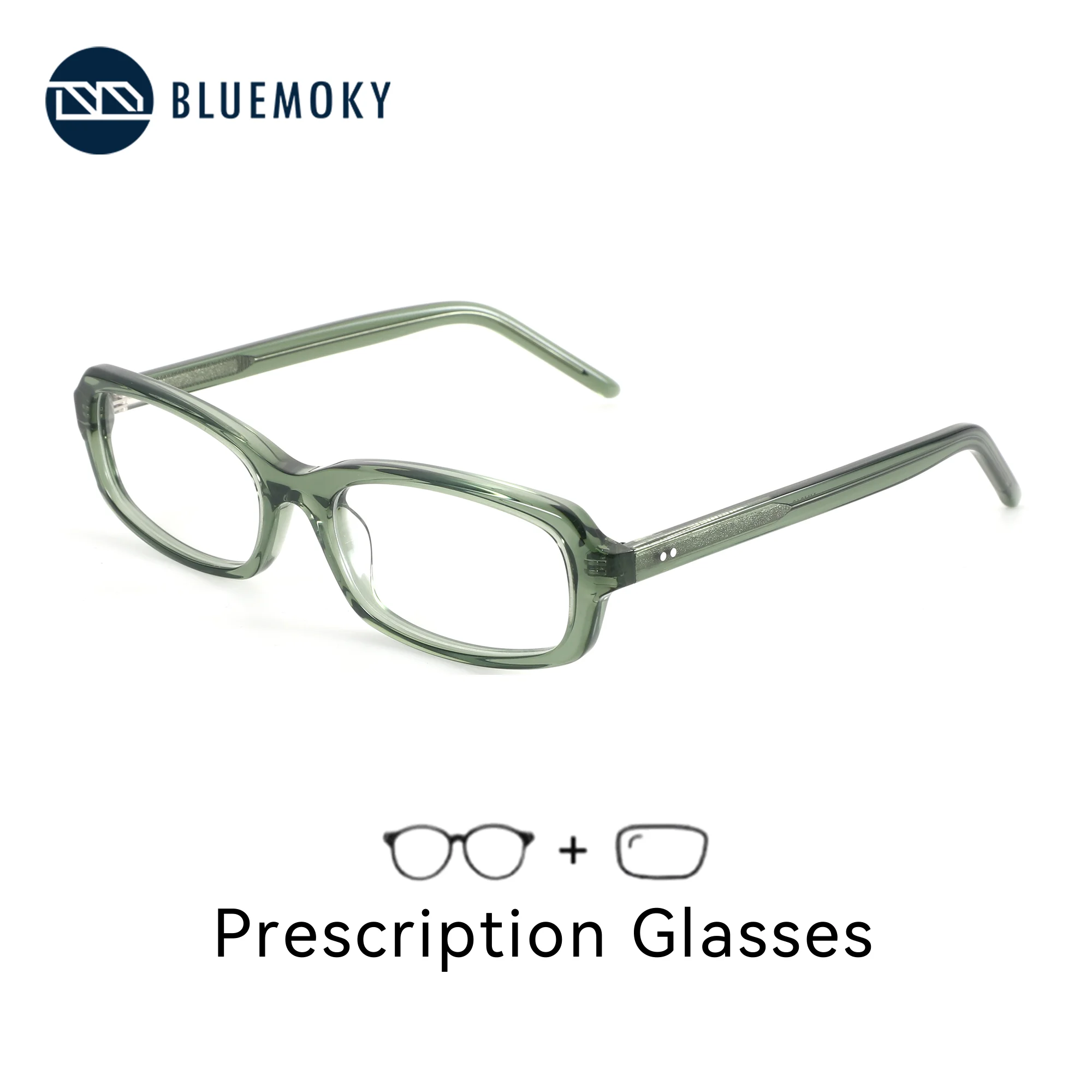 BLUEMOKY L Size Acetate Square Prescription Glasses Minus For Men Women Anti Blue Light Myopia/Progressive Optical Eyeglasses
BLUEMOKY L Size Acetate Square Prescription Glasses Minus For Men Women Anti Blue Light Myopia/Progressive Optical Eyeglasses