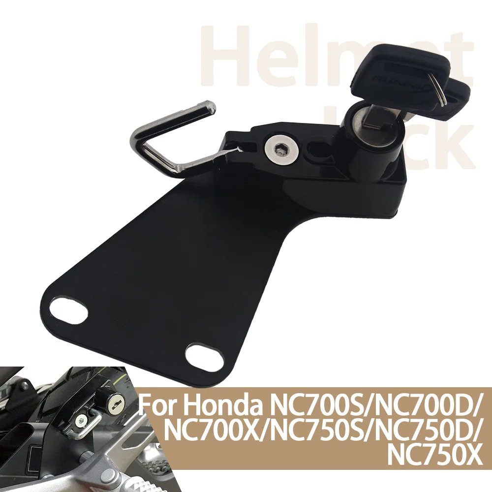 Мотоциклетный замок для шлема Honda NC700D NC700 X NC750X NC750S, комплект замков для шлема, боковой крючок, защитный противоугонный замок для шлема с 2 ключами
Мотоциклетный замок для шлема Honda NC700D NC700 X NC750X NC750S, комплект замков для шлема, боковой крючок, защитный противоугонный замок для шлема с 2 ключами