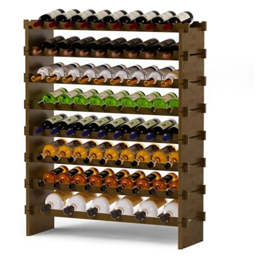 Wine Rack Freestanding Floor Bamboo 8-Tier 69 Wine Bottle Holder Racks Countertop Cabinet Display Wooden Stackable Modular Wine
Wine Rack Freestanding Floor Bamboo 8-Tier 69 Wine Bottle Holder Racks Countertop Cabinet Display Wooden Stackable Modular Wine