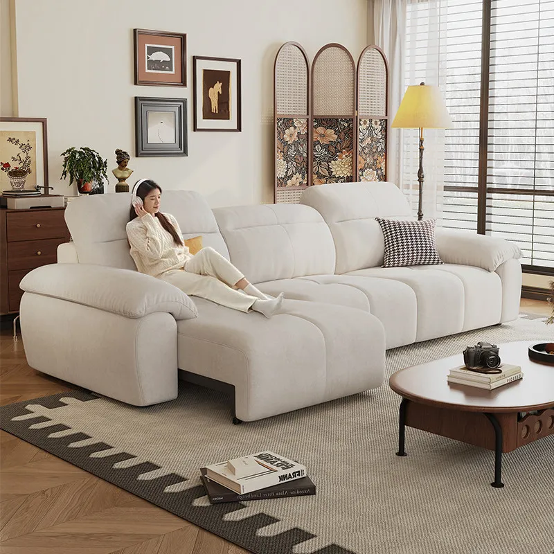 Minimalist Luxury Electric Sofas Lazy Armrest Smart Curved Living Room Sofas Modern White Quality Canape Lit Furniture For Home
Minimalist Luxury Electric Sofas Lazy Armrest Smart Curved Living Room Sofas Modern White Quality Canape Lit Furniture For Home