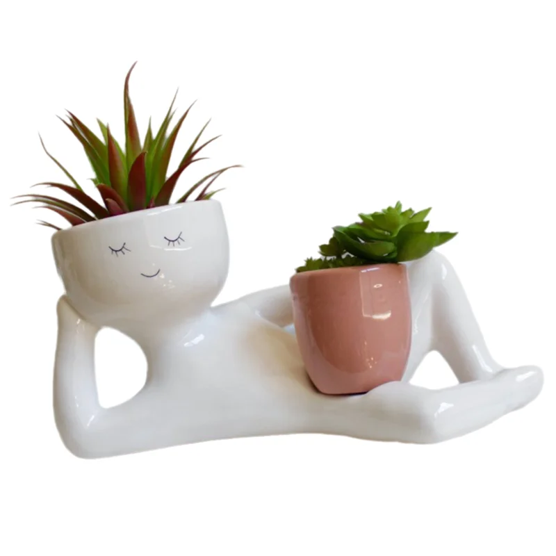 B50C цветочный горшок, украшение для комнатных растений, милый цветочный горшок из смолы, фигурка лежа, украшение для дома и сада, подарок
B50C цветочный горшок, украшение для комнатных растений, милый цветочный горшок из смолы, фигурка лежа, украшение для дома и сада, подарок