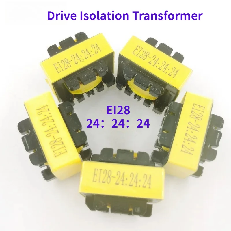 EI28 24:24:24 High Frequency Drive Pulse Isolation Transformer for Switching Power Supply
EI28 24:24:24 High Frequency Drive Pulse Isolation Transformer for Switching Power Supply