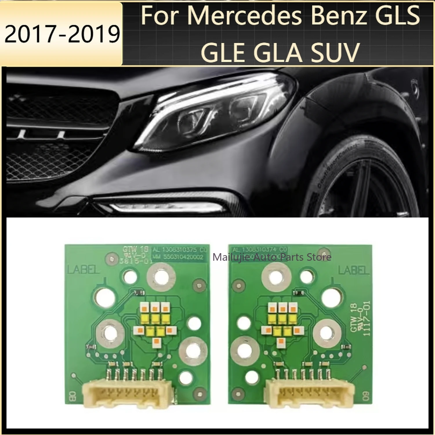 For Mercedes Benz GLS GLE GLA SUV 2017-2019 Low-end LED Headlight Daytime Running White Lights Angel Eyes chip Car Accessories
For Mercedes Benz GLS GLE GLA SUV 2017-2019 Low-end LED Headlight Daytime Running White Lights Angel Eyes chip Car Accessories