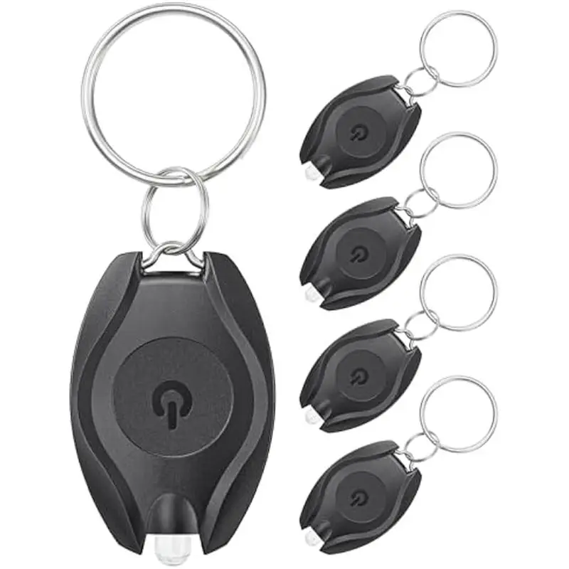 A84X-5Pack LED Keychain Flashlight Set Kit Portable Battery Powered Key Ring Torch For Outdoor Camping Party
A84X-5Pack LED Keychain Flashlight Set Kit Portable Battery Powered Key Ring Torch For Outdoor Camping Party
