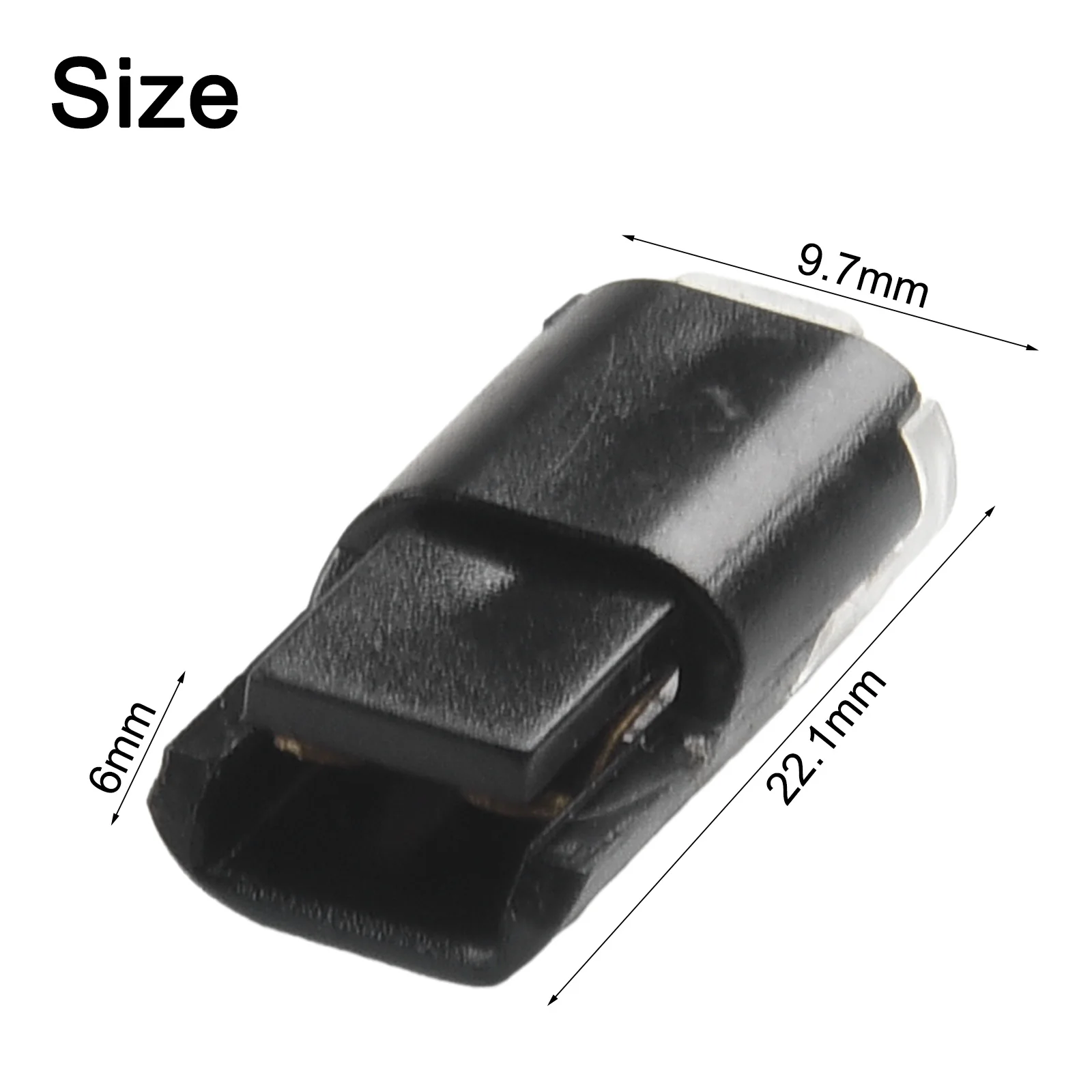 Butt-mating 2Pin Cable Wire Tools Household Polycarbonate 20A 22.1*9.7*6mm 300V Accessories For Electrical Car
Butt-mating 2Pin Cable Wire Tools Household Polycarbonate 20A 22.1*9.7*6mm 300V Accessories For Electrical Car