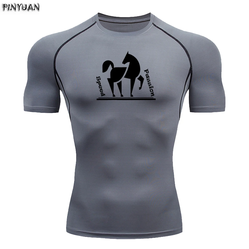 (Speed) Sports training, fitness, quick drying, breathable, super elastic men's short sleeved T-shirt
(Speed) Sports training, fitness, quick drying, breathable, super elastic men's short sleeved T-shirt