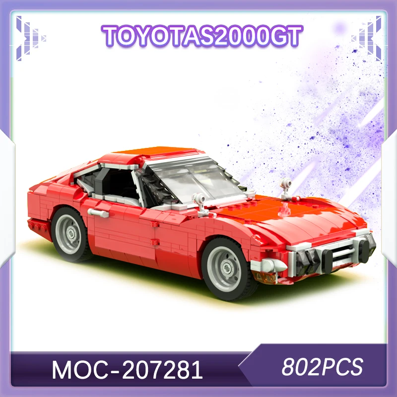 802PCS Speed Champion TOyoTaS 2000GT Model Building Blocks Creative Speed Vehicle Bricks Toys Kids XMAS DIY Gifts MOC-207281
802PCS Speed Champion TOyoTaS 2000GT Model Building Blocks Creative Speed Vehicle Bricks Toys Kids XMAS DIY Gifts MOC-207281