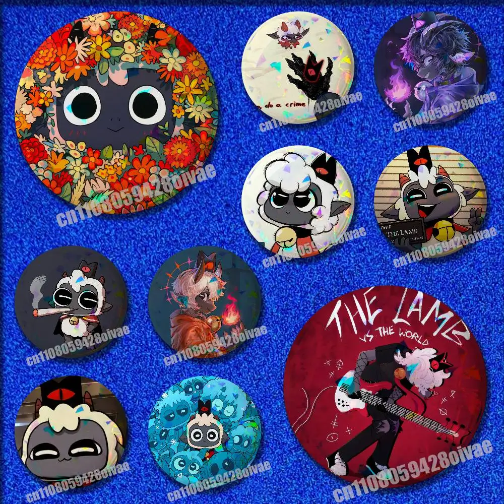 For C-Cult of The Lamb Pins Insignia Badge Pin Cover Emblem Round Ornament 75mm Cosplay Brooch Button
For C-Cult of The Lamb Pins Insignia Badge Pin Cover Emblem Round Ornament 75mm Cosplay Brooch Button