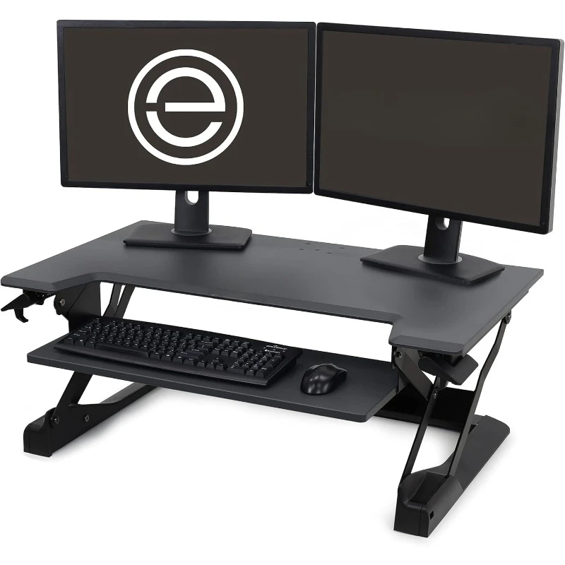 WorkFit-TL Standing Desk Converter, Dual Monitor Sit Stand Desk Riser for Tabletops – 37.5 Inch Width, Black
WorkFit-TL Standing Desk Converter, Dual Monitor Sit Stand Desk Riser for Tabletops – 37.5 Inch Width, Black