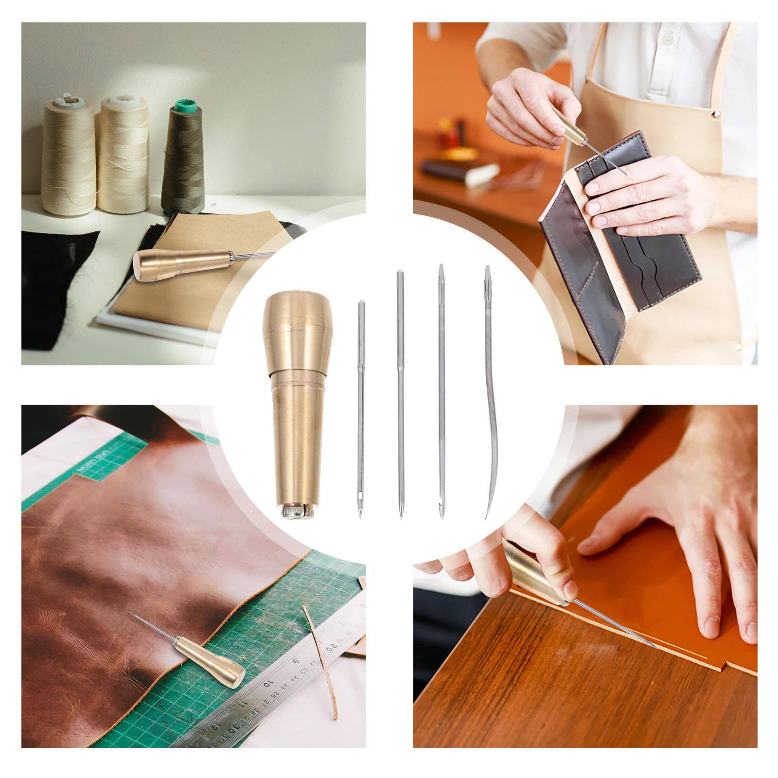 Awl Sewing Repair Tools Copper Handle Gourd Shaped Lightweight Portable Practical Canvas Shoes Soles Bags Household
Awl Sewing Repair Tools Copper Handle Gourd Shaped Lightweight Portable Practical Canvas Shoes Soles Bags Household